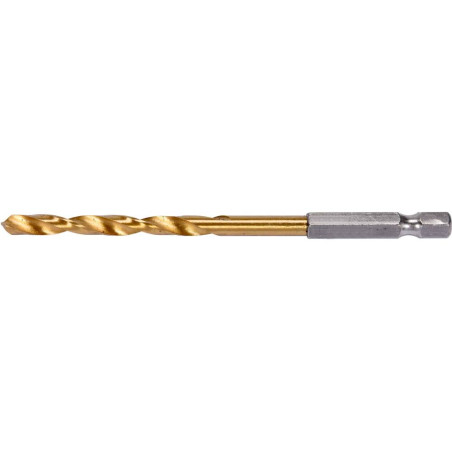 YATO Burghiu metal cu prindere hexagonala 1/4" HSS-TIN, diametru 5.5 mm