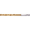 YATO Burghiu metal cu prindere hexagonala 1/4" HSS-TIN, diametru 6 mm