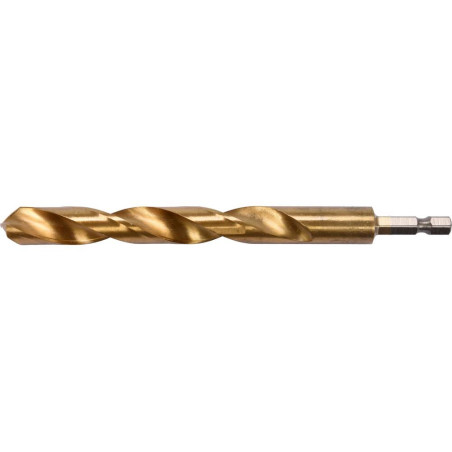 YATO Burghiu metal cu prindere hexagonala 1/4" HSS-TIN, diametru 13 mm