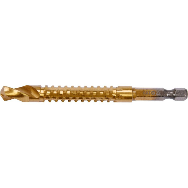 YATO Burghiu freza pentru metal prindere hexagonala 1/4" HSS-TIN, 12 mm