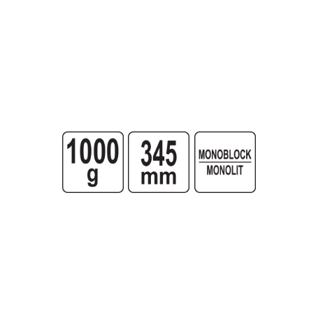 YATO Ciocan dulgher, 1000 g