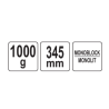 YATO Ciocan dulgher, 1000 g