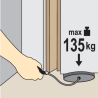 YATO Perna pentru ridicare, 270 x 130 mm, max. 135 kg