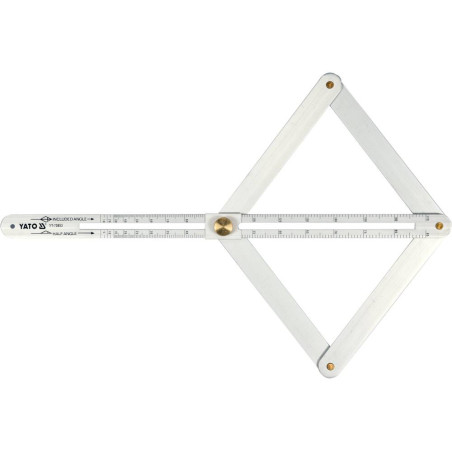 YATO Echer reglabil din aluminiu, lungime 380 mm