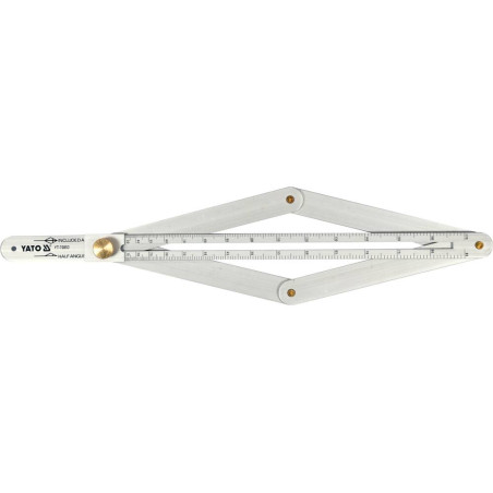 YATO Echer reglabil din aluminiu, lungime 380 mm