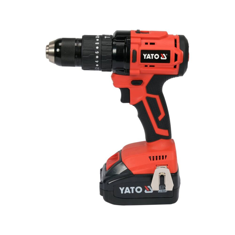YT-82790 YATO Bormasina cu percutie Li-Ion 18V, 3Ah, 75Nm, fara perii