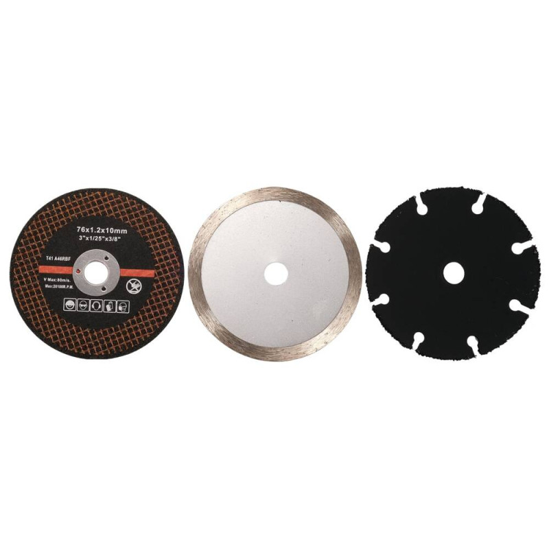 YATO Polizor unghiular compatibil cu Li-Ion 12V, 19500 rpm, 76x10 mm