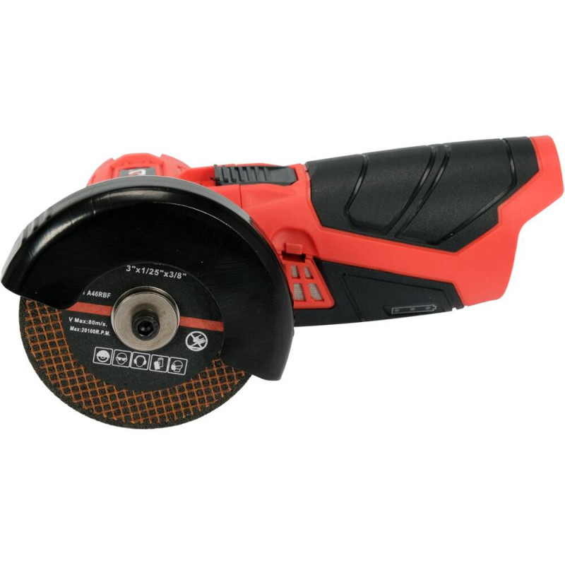 YATO Polizor unghiular compatibil cu Li-Ion 12V, 19500 rpm, 76x10 mm