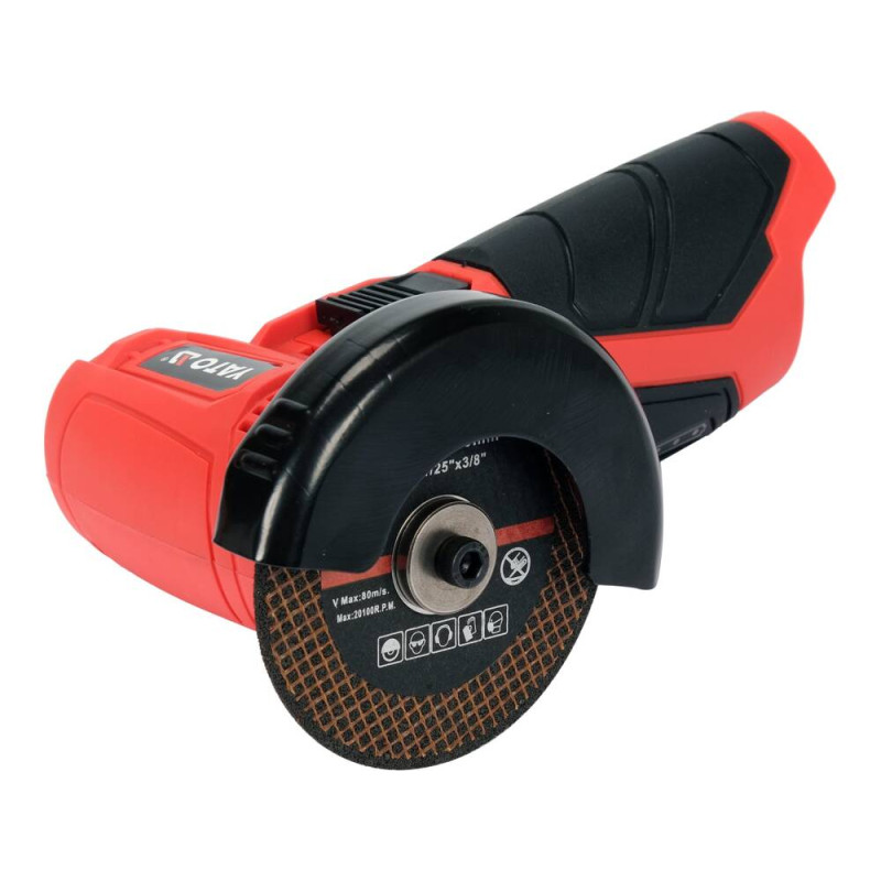 YATO Polizor unghiular compatibil cu Li-Ion 12V, 19500 rpm, 76x10 mm