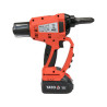 YATO Masina pentru nituri Li-Ion 18V 3 Ah, diametru nituri 2.4-5.0 mm