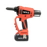 YATO Masina pentru nituri Li-Ion 18V 3 Ah, diametru nituri 2.4-5.0 mm