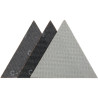 YATO Set 3 plase abrazive triunghiulare cu prindere velcro, 28 cm, P80