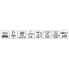 YATO Trimmer compatibil cu Li-Ion 18V, 9000 rpm, latime taiere 250 mm