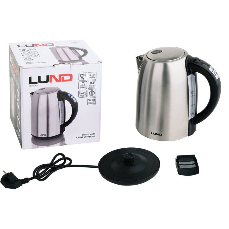 LUND Fierbator cu reglarea temperatrii, capacitate 1.7 l