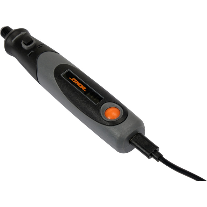 STHOR Mini freza cu acumulator Li-Ion 3.6 V 600mAh cu accesorii