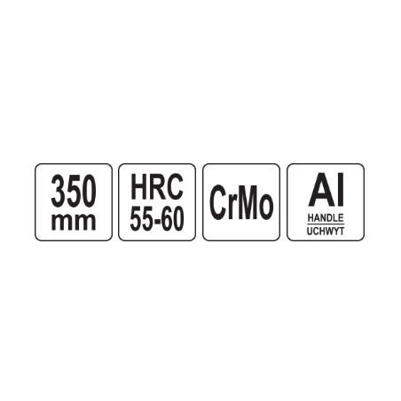 YATO Cheie reglabila pentru tevi, 350 mm Cr-Mo