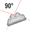 YATO Nivela laser cu linii , 10 m, 2 linii laser, fascicul rosu