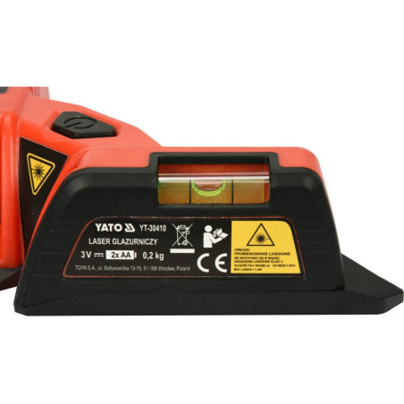 YATO Nivela laser cu linii , 10 m, 2 linii laser, fascicul rosu