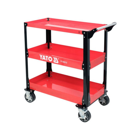 YATO Carucior pentru scule cu 3 rafturi suprapuse, 955x880x405mm