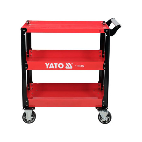 YATO Carucior pentru scule cu 3 rafturi suprapuse, 955x880x405mm