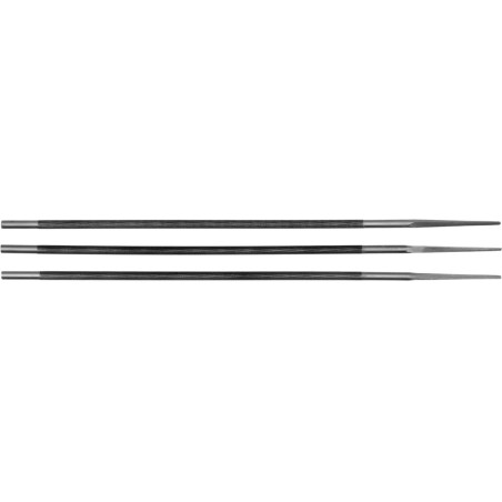 YATO Set 3 pile rotunde pentru ascutit lant drujba 4x250 mm