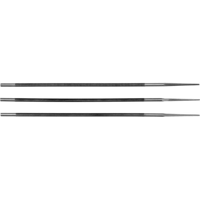 YATO Set 3 pile rotunde pentru ascutit lant drujba 4.5x250 mm