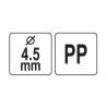 YATO Maner pentru pila de ascutit lant, polipropilena, diametru 4.5 mm