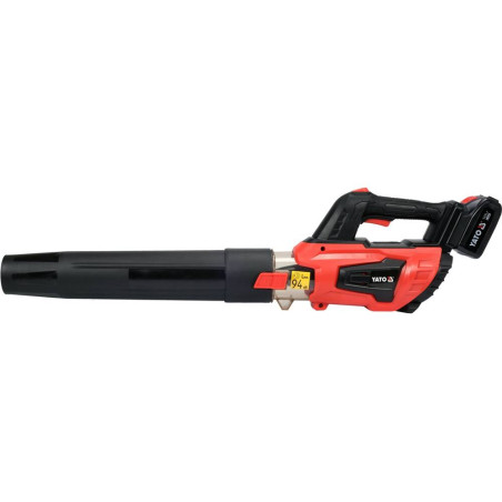 YATO Suflanta de gradina Li-Ion 18V 4.0Ah, 570 m3/h, turatie reglabila