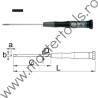 UNIOR UNIOR Surubelnita cu varf plat pentru electronisti, 0.4x2.5mm