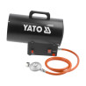YATO Tun de caldura pe gaz 15 kW, 320 m3/h, ardere directa, monofazat