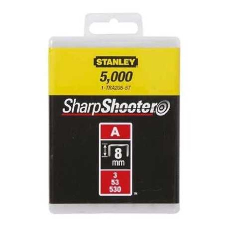 STANLEY Capse capsator tapiterie uz normal Tip A 5/53/530, 8 mm