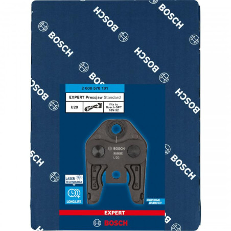 2608570191 BOSCH Bac de presare EXPERT Press Jaw Standard U20 pentru GPT 18V-32
