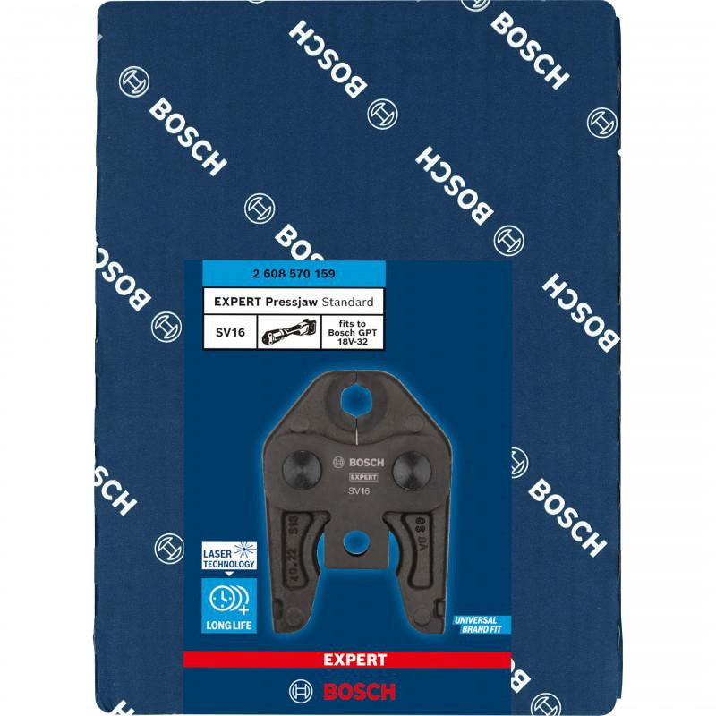2608570159 BOSCH Bac de presare EXPERT Press Jaw Standard SV16 pentru GPT 18V-32