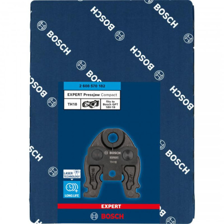 2608570182 BOSCH Bac de presare EXPERT Press Jaw Compact TH18, pentru GPT 18V-19