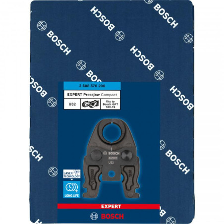 2608570200 BOSCH Bac de presare EXPERT Press Jaw Compact U32, pentru GPT 18V-19