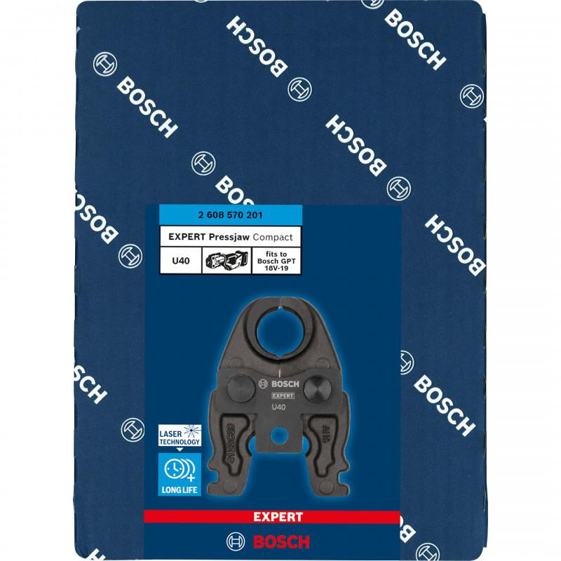 2608570201 BOSCH Bac de presare EXPERT Press Jaw Compact U40, pentru GPT 18V-19