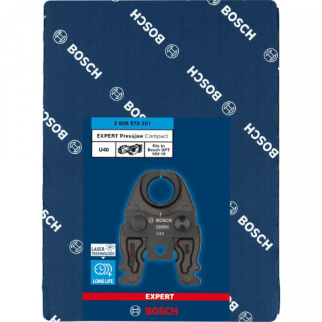 2608570201 BOSCH Bac de presare EXPERT Press Jaw Compact U40, pentru GPT 18V-19