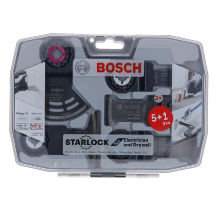 2608664622 BOSCH Set 6 accesorii multicutter, taiere, Starlock