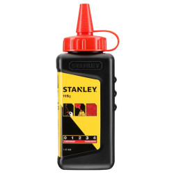 STANLEY Rezerva praf de creta, rosu, 115 g