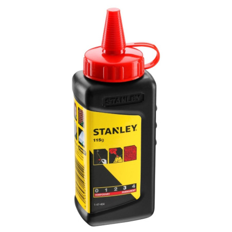 STANLEY Rezerva praf de creta, rosu, 115 g