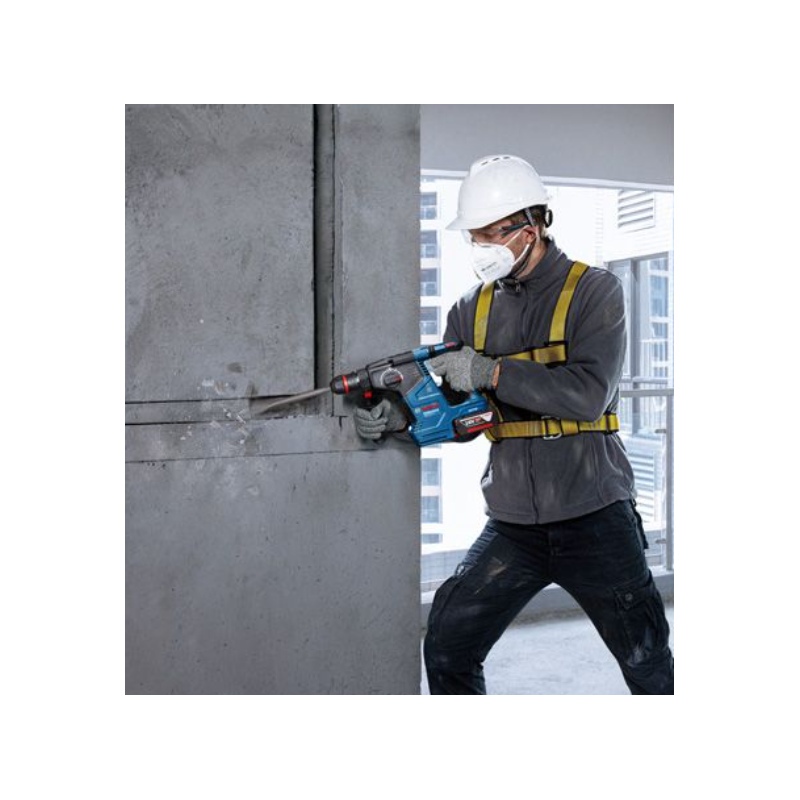 BOSCH GBH 187-LI RotopercutorGBA Li-Ion 18V 5Ah, SDS+,cilindric,hex
