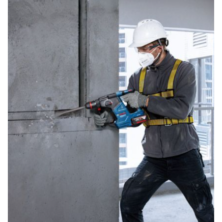 BOSCH GBH 187-LI RotopercutorGBA Li-Ion 18V 5Ah, SDS+,cilindric,hex