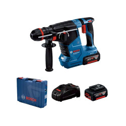 BOSCH GBH 187-LI RotopercutorGBA Li-Ion 18V 5Ah, SDS+,cilindric,hex