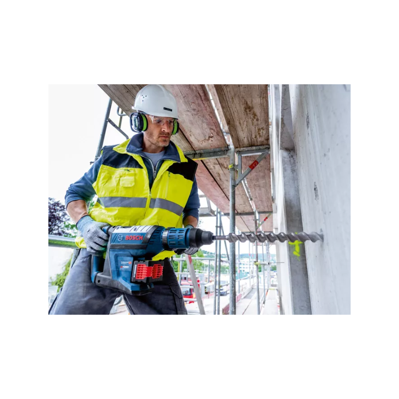 BOSCH GBH 18V-45 C Rotopercutor cu 2 x GBA Li-Ion 18V 12.0 Ah, SDS Max