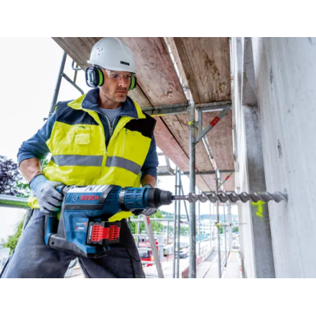BOSCH GBH 18V-45 C Rotopercutor cu 2 x GBA Li-Ion 18V 12.0 Ah, SDS Max