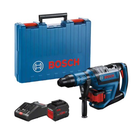 BOSCH GBH 18V-45 C Rotopercutor cu 2 x GBA Li-Ion 18V 12.0 Ah, SDS Max