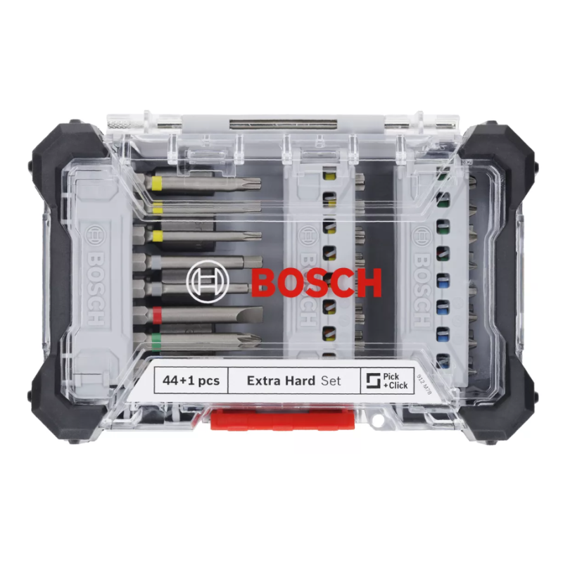 2607017733 BOSCH Trusa 44 piese de insurubare Extra Hard 1/4
