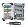 2607017733 BOSCH Trusa 44 piese de insurubare Extra Hard 1/4