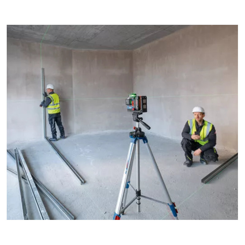 BOSCH GLL 18V-120-33 CG Nivela laser cu 3 linii compatibila cu Li-Ion 12/18V, 35m, verde