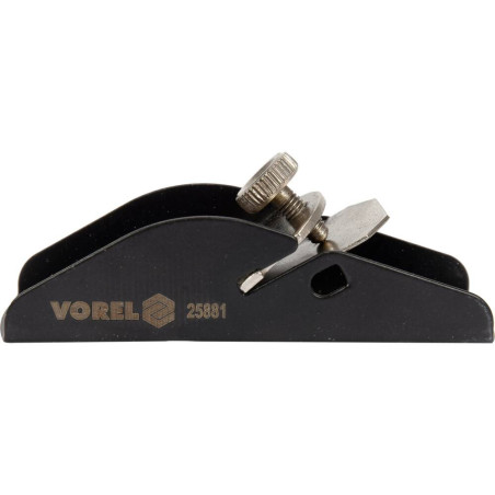 VOREL Mini rindea, lungimea bazei 90 mm, latime 29 mm